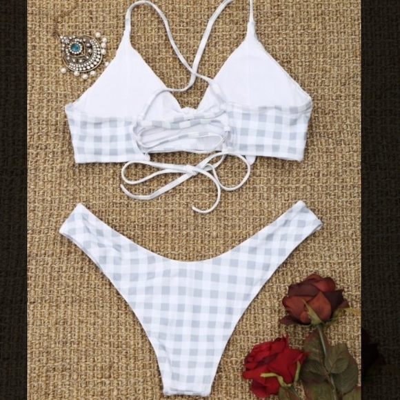 ❌ Gingham Cheeky Print Bikini - Picture 2 of 7